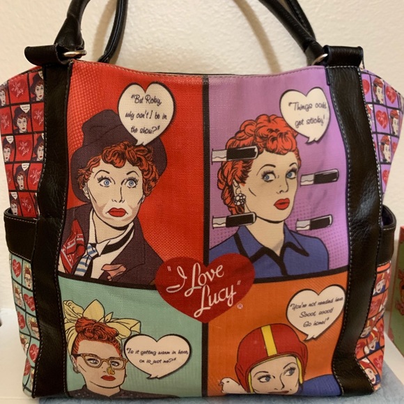 I LOVE LUCY Handbags - I LOVE LUCY tote bag -large